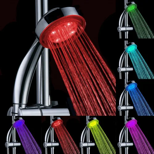 New LED Light Shower Head 7 Color LED Handheld Bathroom Digital Temperature Display Shower Spray Head Water Saving
New LED Light Shower Head 7 Color LED Handheld Bathroom Digital Temperature Display Shower Spray Head Water Saving