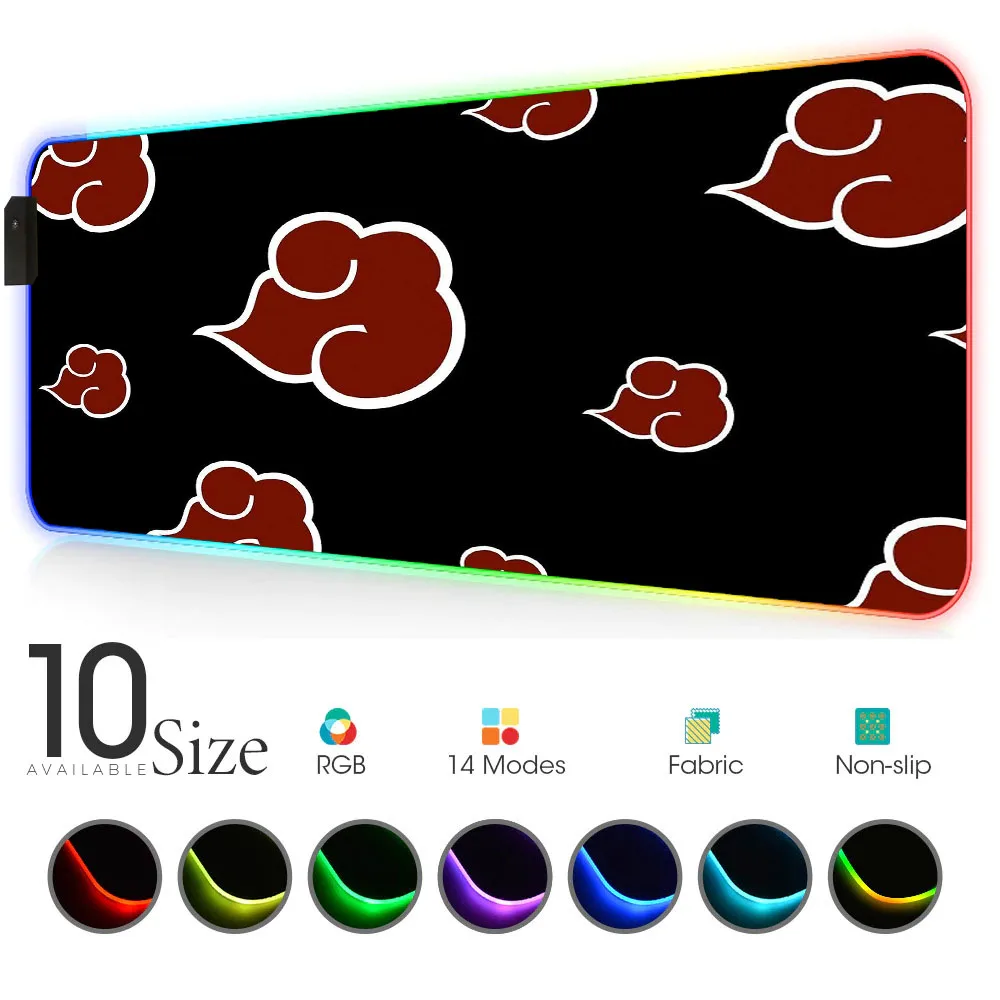 Naruto Japan Anime Keyboard Led Mouse Pad Gamer Play Mat with Backlight Slipmat Rgb Carpet Led Mat for Computer Laptop Table Pad
Naruto Japan Anime Keyboard Led Mouse Pad Gamer Play Mat with Backlight Slipmat Rgb Carpet Led Mat for Computer Laptop Table Pad