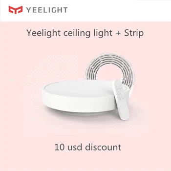 Yeelight Smart APP Control Smart LED Ceiling Light Lamp IP60 Dustproof WIFI/Bluetooth & light strip work with smart home App
Yeelight Smart APP Control Smart LED Ceiling Light Lamp IP60 Dustproof WIFI/Bluetooth & light strip work with smart home App