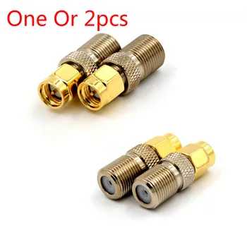 1/2pcs F Type Female Jack To SMA Male Plug Straight RF Coaxial Adapter F Connector To SMA Convertor Gold Tone
1/2pcs F Type Female Jack To SMA Male Plug Straight RF Coaxial Adapter F Connector To SMA Convertor Gold Tone