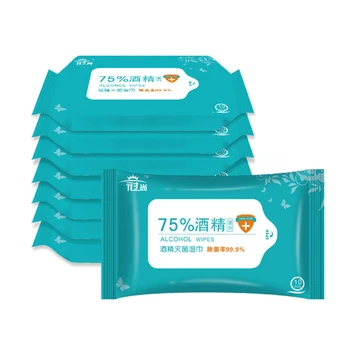 10pcs/bag Personal Disinfection Portable 75% Alcohol Swabs Pads Wipes Antiseptic Cleanser Cleaning Sterilization Health Home
10pcs/bag Personal Disinfection Portable 75% Alcohol Swabs Pads Wipes Antiseptic Cleanser Cleaning Sterilization Health Home