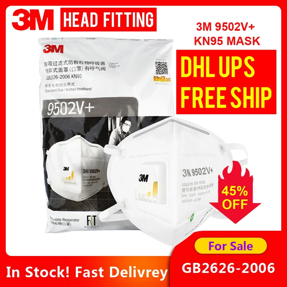 25pcs 3M 9502V+ KN95 Mask N95 face mask Respirator Safety Mouth Masks disposable mask respirator Features as KF94 FFP2 FFP3
25pcs 3M 9502V+ KN95 Mask N95 face mask Respirator Safety Mouth Masks disposable mask respirator Features as KF94 FFP2 FFP3