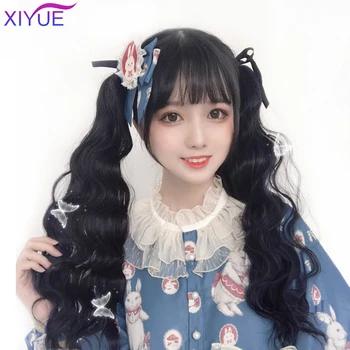 Strap-on Big Wave Double Ponytail Soft Natural Long Curly Straight Hair Cute Fake Ponytail Wrap On Ponytail Hair Extensions 
Strap-on Big Wave Double Ponytail Soft Natural Long Curly Straight Hair Cute Fake Ponytail Wrap On Ponytail Hair Extensions