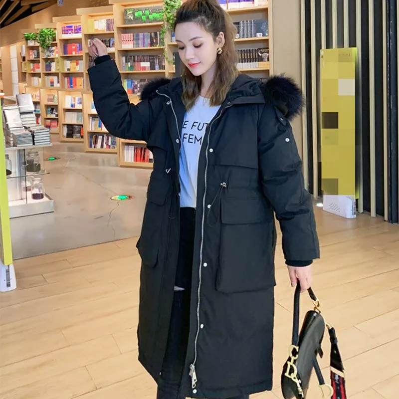 New Thicken Down Jacket Women's Long Stylish White Duck Down Jacket 2019 Winter Relaxed Fit Thick Hoodie Loose Raccoon Collar
New Thicken Down Jacket Women's Long Stylish White Duck Down Jacket 2019 Winter Relaxed Fit Thick Hoodie Loose Raccoon Collar