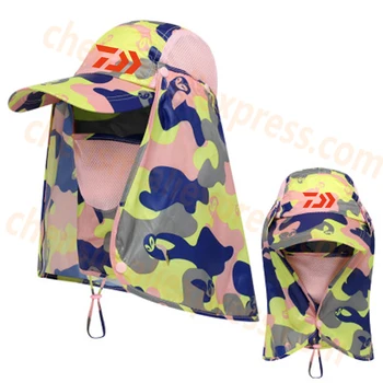 2020 Daiwa UV Protection Face Neck Cover Sun Protcet Fishing Cap NEW Man DAWA Fishing Hats Woman Outdoor Sport Hiking Visor Hat
2020 Daiwa UV Protection Face Neck Cover Sun Protcet Fishing Cap NEW Man DAWA Fishing Hats Woman Outdoor Sport Hiking Visor Hat