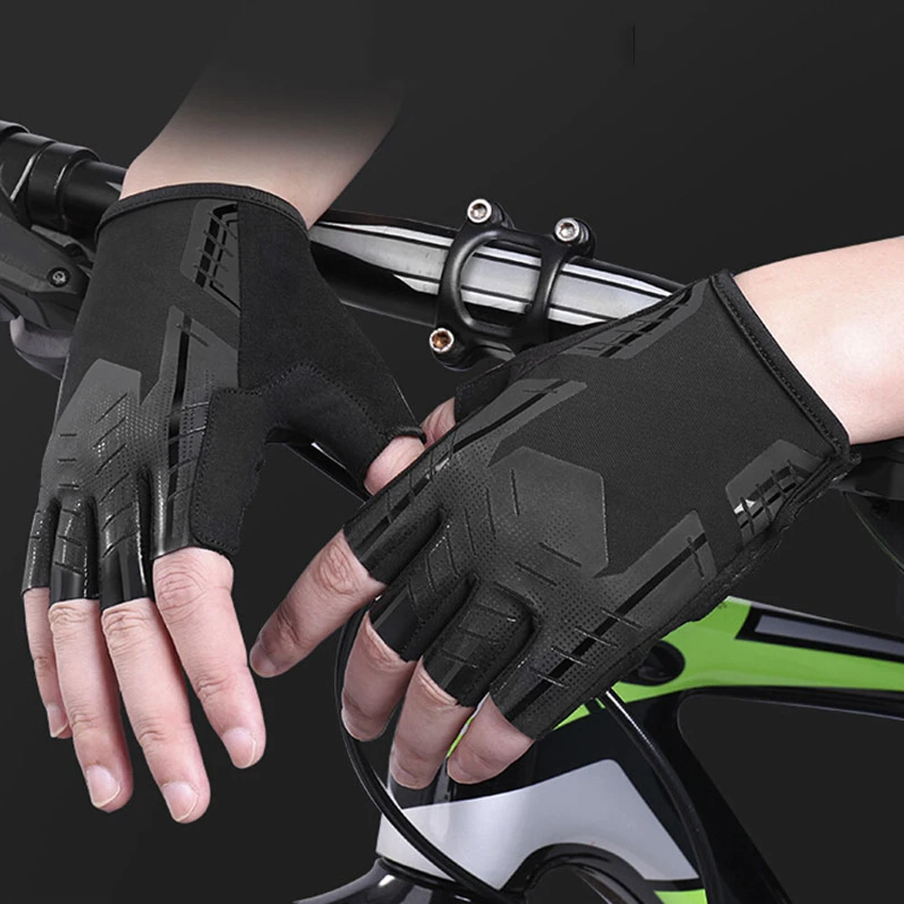Cycling Half Finger Short Gloves Shockproof Breathable MTB Bike Gloves Outdoor Riding Wear-Resisting Gloves Black Comfortable
Cycling Half Finger Short Gloves Shockproof Breathable MTB Bike Gloves Outdoor Riding Wear-Resisting Gloves Black Comfortable