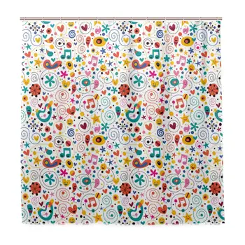 Unique Shower Curtain Kids Smiling Playful Characters Print Eco-Friendly with 12 Hooks in Bathroom W72 xH96 
Unique Shower Curtain Kids Smiling Playful Characters Print Eco-Friendly with 12 Hooks in Bathroom W72 xH96