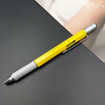 6 In 1 Multifunction Ruler Smooth Writing Stylus Novelty Office Screwdriver Metal Ballpoint Pen Gifts Tool
6 In 1 Multifunction Ruler Smooth Writing Stylus Novelty Office Screwdriver Metal Ballpoint Pen Gifts Tool