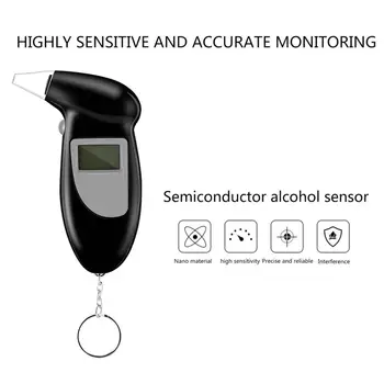 Lcd Display Digital Alcohol Tester Plastic Breathalyzer Analyzer Detector Professional Police Alert Breath Alcohol Tester
Lcd Display Digital Alcohol Tester Plastic Breathalyzer Analyzer Detector Professional Police Alert Breath Alcohol Tester
