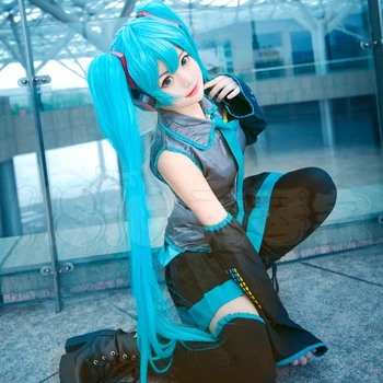 HSIU High Quality Hatsune Miku Cosplay Wig VOCALOID blue green Halloween Costume Play party Anime Game Hair 150cm Aquamarine wig
HSIU High Quality Hatsune Miku Cosplay Wig VOCALOID blue green Halloween Costume Play party Anime Game Hair 150cm Aquamarine wig