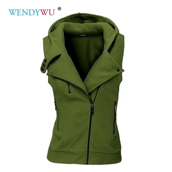 Women Sport Solid Color Hooded Vest Sweatshirt with Oblique Zipper Sleeveless Hoodie for Running Jogging Outdoors Hiking Camping
Women Sport Solid Color Hooded Vest Sweatshirt with Oblique Zipper Sleeveless Hoodie for Running Jogging Outdoors Hiking Camping