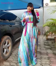 2021 Women Long Sleeve Floor-Length Patchwork Round Neck Plus Size African Oversize Ladies Party Evening Casual Maxi Dresses 
2021 Women Long Sleeve Floor-Length Patchwork Round Neck Plus Size African Oversize Ladies Party Evening Casual Maxi Dresses