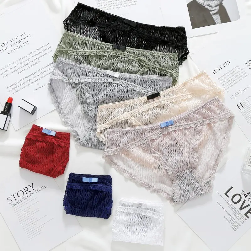 Women Lace Transparent Panties Ultra-thin Comfort Low Waist Lace Briefs Solid 2019 New PantiesCM
Women Lace Transparent Panties Ultra-thin Comfort Low Waist Lace Briefs Solid 2019 New PantiesCM