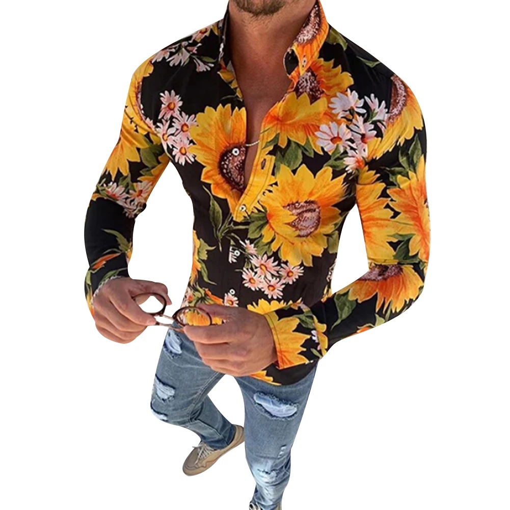 Fashion Men Floral Shirts 2020 Hawaiian Holiday Printed Tops Men Casual Shirts Long Sleeve Turn-down Collar Shirts Plus Size
Fashion Men Floral Shirts 2020 Hawaiian Holiday Printed Tops Men Casual Shirts Long Sleeve Turn-down Collar Shirts Plus Size