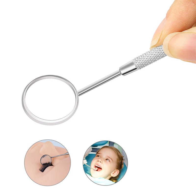 1/2/3PCS Hand Compact Mirror Checking Eyelash Extension Stainless Steel Dental Mirror Removable Makeup Tools Eyelash Mirror
1/2/3PCS Hand Compact Mirror Checking Eyelash Extension Stainless Steel Dental Mirror Removable Makeup Tools Eyelash Mirror