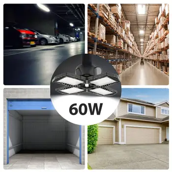 LED Garage Light E27 Light Deformable Ceiling Light Indoor For Garage Workshop Industrial LED Garage Light For Garage Workshop
LED Garage Light E27 Light Deformable Ceiling Light Indoor For Garage Workshop Industrial LED Garage Light For Garage Workshop