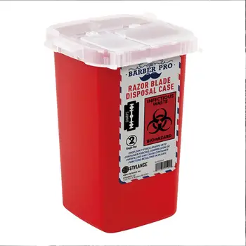 Barber Shop Accessories Feather Razor Blade Disposal Case Trash Can Easy to Be Cleaned
Barber Shop Accessories Feather Razor Blade Disposal Case Trash Can Easy to Be Cleaned