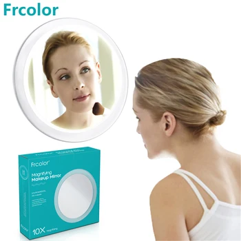 FRCOLOR 10x Magnifying Round Make Up Mirror Cosmetic Mirror Magnification Compact Mirror With 3 Suction Cups 5.9 Inch A35
FRCOLOR 10x Magnifying Round Make Up Mirror Cosmetic Mirror Magnification Compact Mirror With 3 Suction Cups 5.9 Inch A35