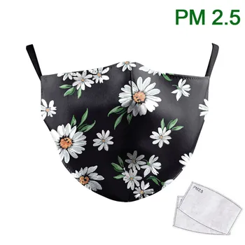 3D Daisy Flowers Print Masks on Face Waterable Outdoor Mask PM2.5 Protective Dust Mask Reusable Adjustable Mouth-muffle
3D Daisy Flowers Print Masks on Face Waterable Outdoor Mask PM2.5 Protective Dust Mask Reusable Adjustable Mouth-muffle