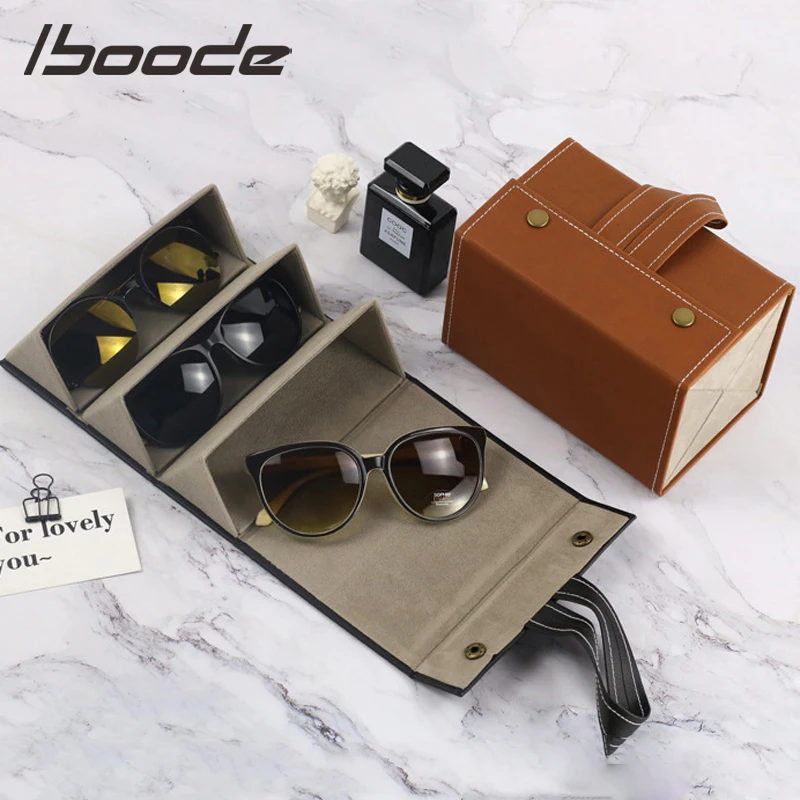 iboode Multi-slot Eyeglass Storage Case Portable Glasses Organizer Travel Folding Sunglasses Organizers PU Leather Eyewear Cases
iboode Multi-slot Eyeglass Storage Case Portable Glasses Organizer Travel Folding Sunglasses Organizers PU Leather Eyewear Cases