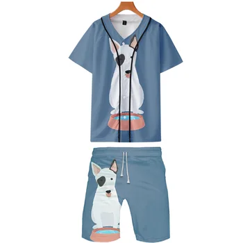 2019 Terrier 3D print Street kpop cool man 2 Pic Set Basic Summer Fashion hip hop Street Baseball shirt+Short Pants Sets
2019 Terrier 3D print Street kpop cool man 2 Pic Set Basic Summer Fashion hip hop Street Baseball shirt+Short Pants Sets