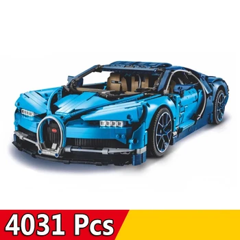 

DHL 20086 90056 4031Pcs Technic Car Series Supercar Bugatti Chiron Model Building Blocks Compatible Legoings 42083 Toys Bricks