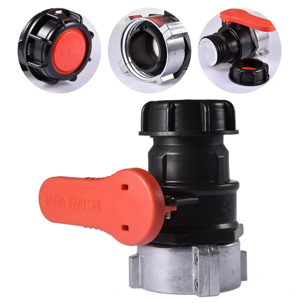 Nozzle Chemical Barrel Valve Acid Alkali Resistant Ton Barrel Ball Valve For IBC Container Tank Adapters Garden Pipe Connector
Nozzle Chemical Barrel Valve Acid Alkali Resistant Ton Barrel Ball Valve For IBC Container Tank Adapters Garden Pipe Connector