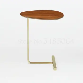 Creative Simple Oval Coffee Table Mobile Solid Wood Iron Sofa Corner Side Table Lazy Bedside Reading Table
Creative Simple Oval Coffee Table Mobile Solid Wood Iron Sofa Corner Side Table Lazy Bedside Reading Table