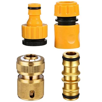 4 Pcs Garden Hose Quick Connector Male Hose End Connector Extender & 1 Set Garden Irrigation Hose Connectors Kit
4 Pcs Garden Hose Quick Connector Male Hose End Connector Extender & 1 Set Garden Irrigation Hose Connectors Kit