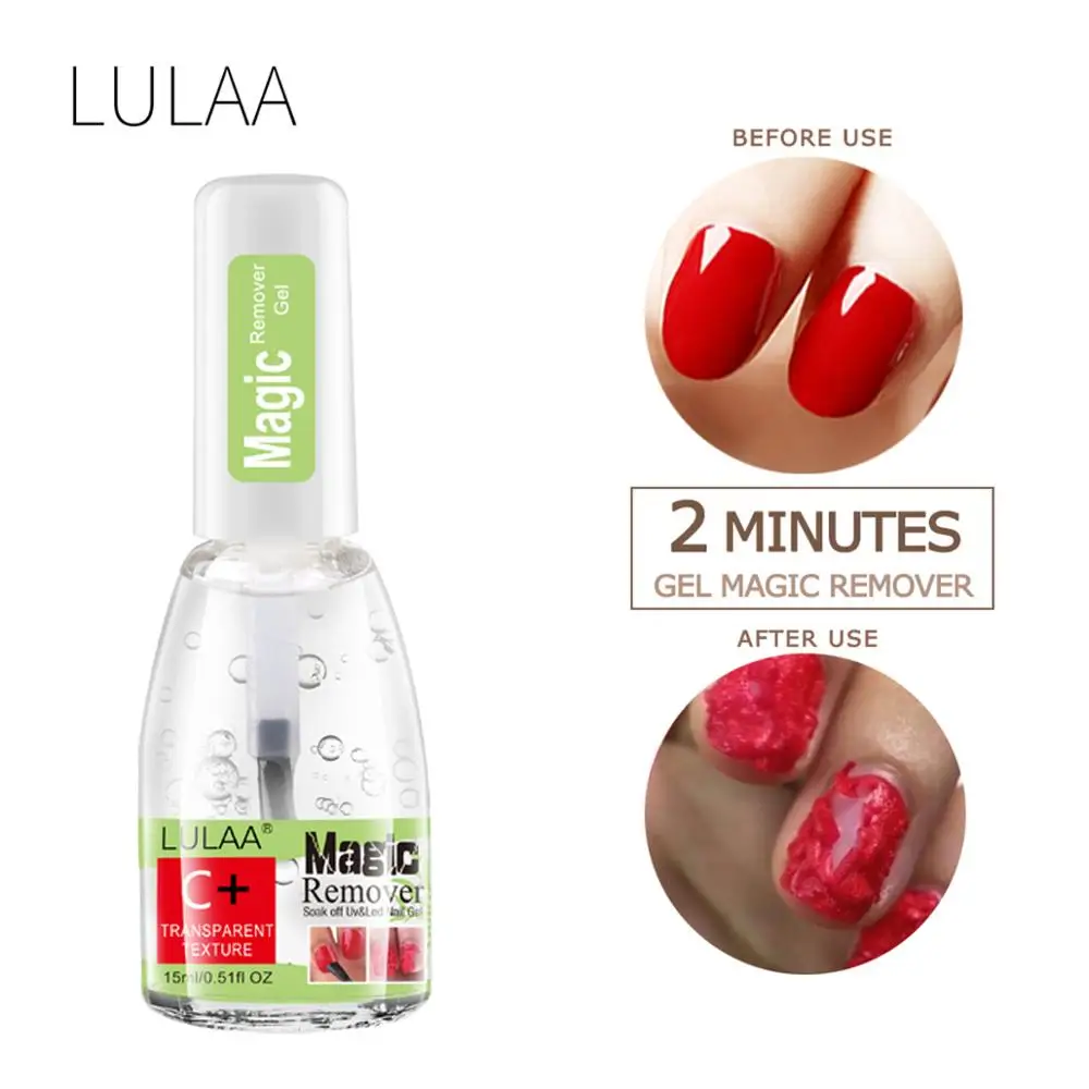 NEW Magic Nail Polish Remover 15ml Burst UV&LED Gel Soak Off Remover Gel Polish Remover for Manicure Fast Healthy Nail Cleaner
NEW Magic Nail Polish Remover 15ml Burst UV&LED Gel Soak Off Remover Gel Polish Remover for Manicure Fast Healthy Nail Cleaner
