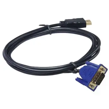 1.8M 1080P HDMI to 15 Pin VGA HDMI Adapter with audio G6M4 HDTV PC DVD H1N6 Cable Converter PVC cable C3Q5
1.8M 1080P HDMI to 15 Pin VGA HDMI Adapter with audio G6M4 HDTV PC DVD H1N6 Cable Converter PVC cable C3Q5