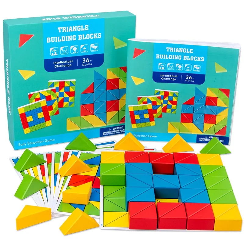 Baby Wood Building Block Triangle Toy Spatial Thinking Block Colorful Space Thinking Creative Building Block Thinking Cubes Gift
Baby Wood Building Block Triangle Toy Spatial Thinking Block Colorful Space Thinking Creative Building Block Thinking Cubes Gift