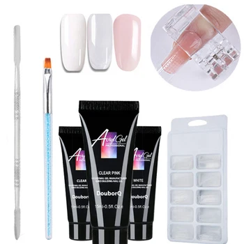 5Pcs Quick Extension Manicure Nail Art Crystal Jelly With Spatula Tool Semi Permanent Professional Salon Poly Gel Kit Easy Apply
5Pcs Quick Extension Manicure Nail Art Crystal Jelly With Spatula Tool Semi Permanent Professional Salon Poly Gel Kit Easy Apply