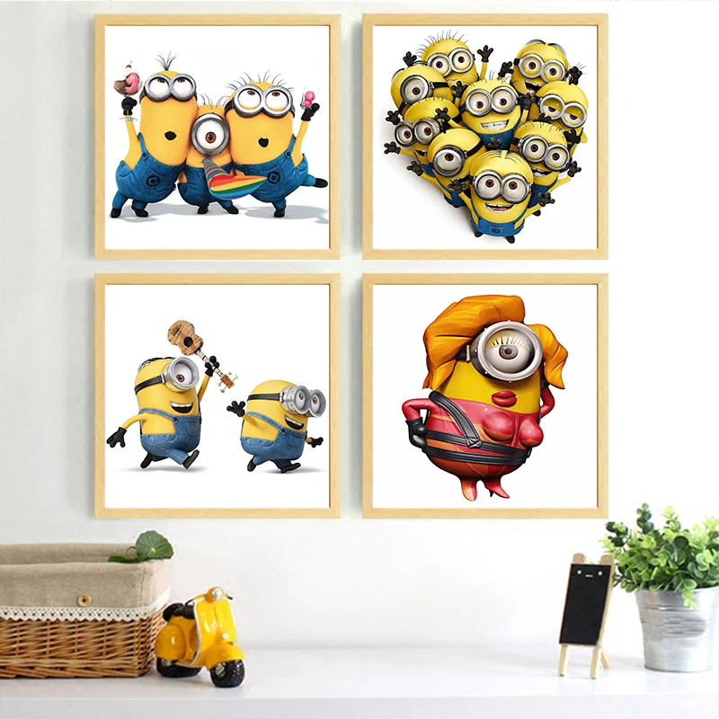 Diy Diamond Painting Rhinestone Cross Stitch 5D Full Round Beaded Embroidery Cartoon Minions Home Arts Needlework Mosaic Kits
Diy Diamond Painting Rhinestone Cross Stitch 5D Full Round Beaded Embroidery Cartoon Minions Home Arts Needlework Mosaic Kits