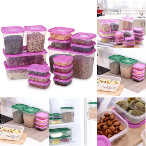 AA 17Pcs Sealed Rectangular Plastic Food Saver Storer Storage Box Container Freezer
AA 17Pcs Sealed Rectangular Plastic Food Saver Storer Storage Box Container Freezer