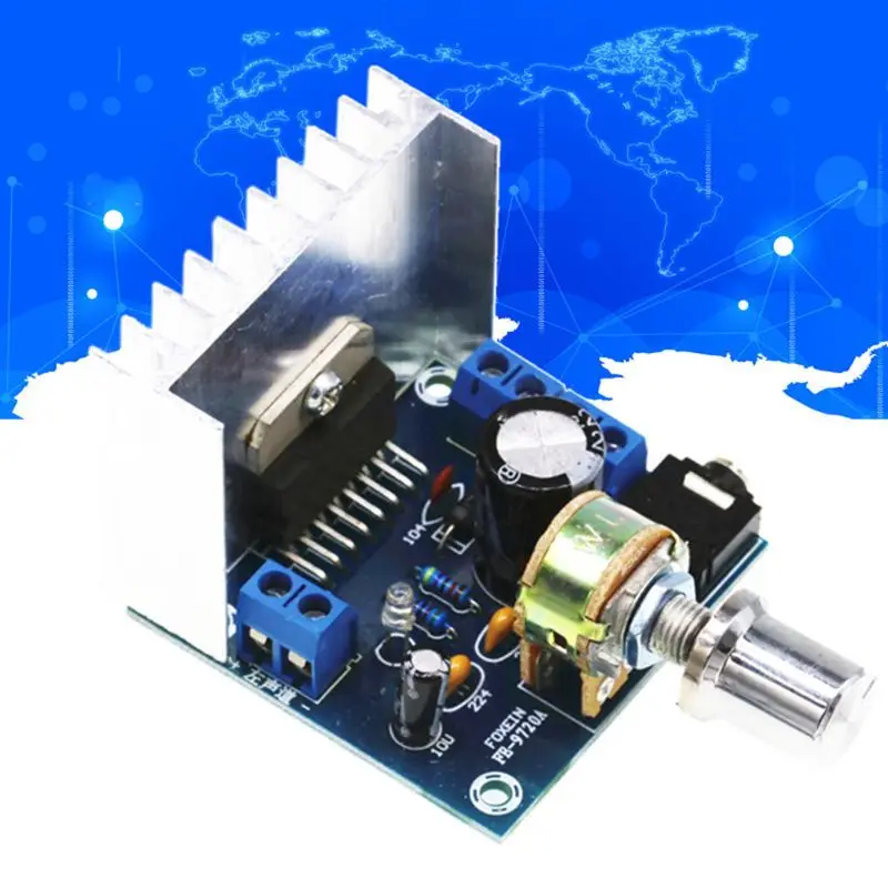 15W+15W TDA7297 Digital Amplifier Board Dual-channel Stereo AUdio AMP Amplifier Board Module
15W+15W TDA7297 Digital Amplifier Board Dual-channel Stereo AUdio AMP Amplifier Board Module