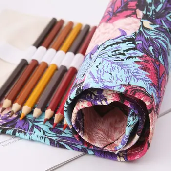 Maple Leaf 12/24/36/48/72 Holes Canvas Roll Up Makeup Pencil Bag Wrap Curtain Pen Case Holder Storage Pouch School Supplies
Maple Leaf 12/24/36/48/72 Holes Canvas Roll Up Makeup Pencil Bag Wrap Curtain Pen Case Holder Storage Pouch School Supplies