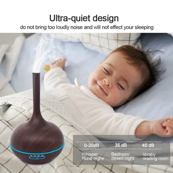 400ml Aroma Essential Oil Diffuser Wood Grain Ultrasonic Cool Mist Humidifier air humidifier Humidifier Deep wood grain
400ml Aroma Essential Oil Diffuser Wood Grain Ultrasonic Cool Mist Humidifier air humidifier Humidifier Deep wood grain