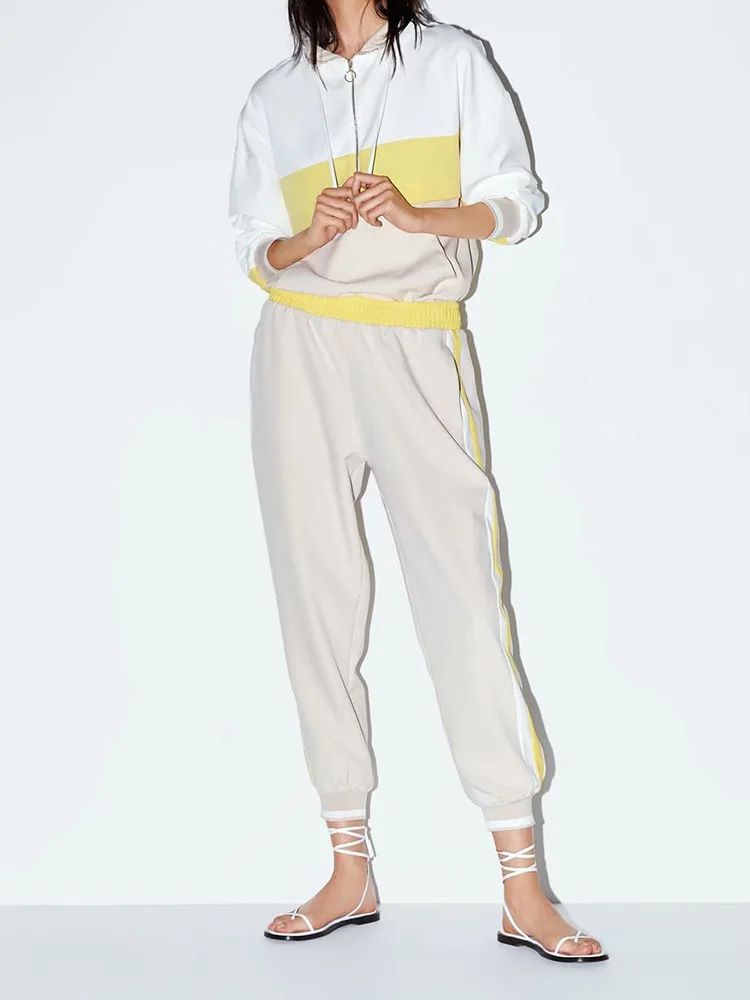 Overplus of Goods Exported to Europe And US Women's Casual Autumn And Winter Two-color pin se kuan Long Sleeve Loose-Fit Pullove
Overplus of Goods Exported to Europe And US Women's Casual Autumn And Winter Two-color pin se kuan Long Sleeve Loose-Fit Pullove