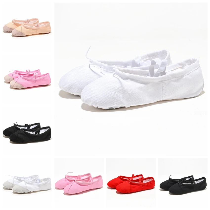 Black Red Pink White Cotton Canvas Flat Yoga Teacher Gymnastic Ballet Dance Shoes Kids Ballet for Girls Women
Black Red Pink White Cotton Canvas Flat Yoga Teacher Gymnastic Ballet Dance Shoes Kids Ballet for Girls Women