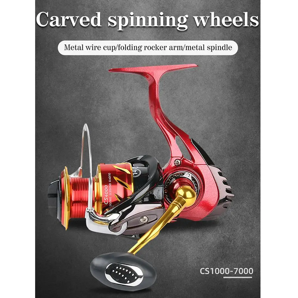 Carved Spool Fishing Reel Spinning Reel Metal Cnc Rocker Arm Longthrow Rock Fishing Line Reel
Carved Spool Fishing Reel Spinning Reel Metal Cnc Rocker Arm Longthrow Rock Fishing Line Reel