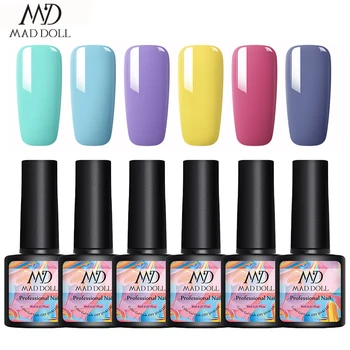 6PCS Nail Gel Polish Set 8ml Macaron Nail Gel Kit Semi Permanent Soak Off Base Top Coat For Manicures Hybrid Varnishes Nail Art
6PCS Nail Gel Polish Set 8ml Macaron Nail Gel Kit Semi Permanent Soak Off Base Top Coat For Manicures Hybrid Varnishes Nail Art