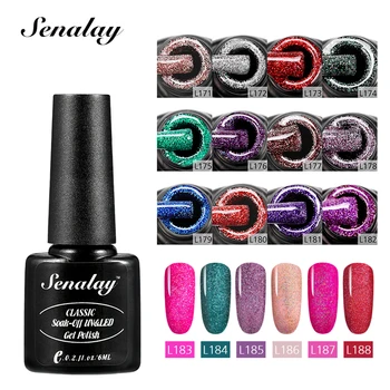 Senalay Gel Varnish UV Vernis Semi Permanent Rainbow Colorful Glitter Varnish Hybrid Nail Art All For Manicure Gel Nail Polish
Senalay Gel Varnish UV Vernis Semi Permanent Rainbow Colorful Glitter Varnish Hybrid Nail Art All For Manicure Gel Nail Polish