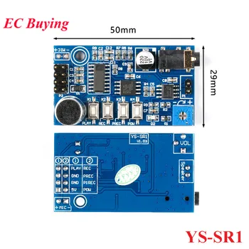 DC 5V Sound Voice Recording Playback Module 3W 4ohm-8ohm 4-Minutes Replace ISD1820 Loudspeaker Megaphone YS-SR1
DC 5V Sound Voice Recording Playback Module 3W 4ohm-8ohm 4-Minutes Replace ISD1820 Loudspeaker Megaphone YS-SR1