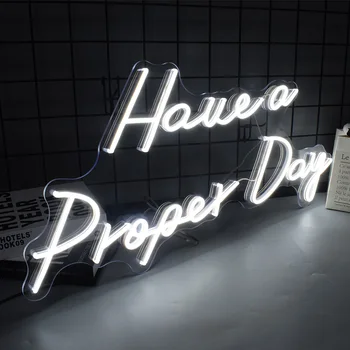 Custom Neon Sign Room Decoration Led Letters Night lights Have a Proprer Day Girl Bedroom Decorative Led Lights
Custom Neon Sign Room Decoration Led Letters Night lights Have a Proprer Day Girl Bedroom Decorative Led Lights