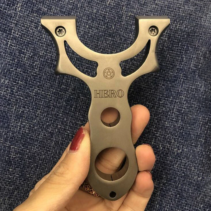 304 Stainless Steel Hunting Slingshot Wire Cutting Catapult with Flat Rubber Band Outdoor Games Shooting
304 Stainless Steel Hunting Slingshot Wire Cutting Catapult with Flat Rubber Band Outdoor Games Shooting
