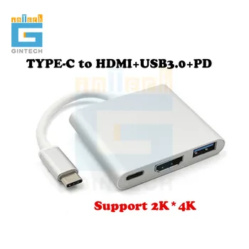 3-in-1 USB C to HDMI Adapter HDMI Hub Adapter 4K USB C Multiport Adapter USB C Converter for MacBook/Chromebook Pixel/Dell
3-in-1 USB C to HDMI Adapter HDMI Hub Adapter 4K USB C Multiport Adapter USB C Converter for MacBook/Chromebook Pixel/Dell