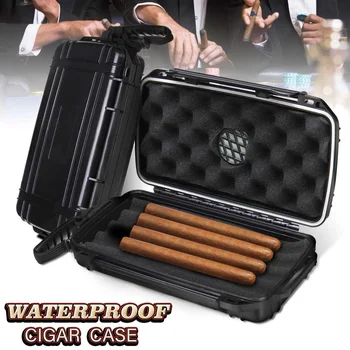 Waterproof 5 Cigar Humidor Cigarette Case Box/Tobacco Pipe Storage Box Dust-proof Shockproof Outdoor Travel Cigar Accessories
Waterproof 5 Cigar Humidor Cigarette Case Box/Tobacco Pipe Storage Box Dust-proof Shockproof Outdoor Travel Cigar Accessories