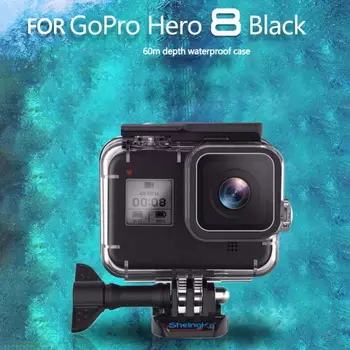 60m Underwater Waterproof Case Protective Shell Cover Housing Camera Lens Diving Swimming Accessories for GoPro Hero 8
60m Underwater Waterproof Case Protective Shell Cover Housing Camera Lens Diving Swimming Accessories for GoPro Hero 8