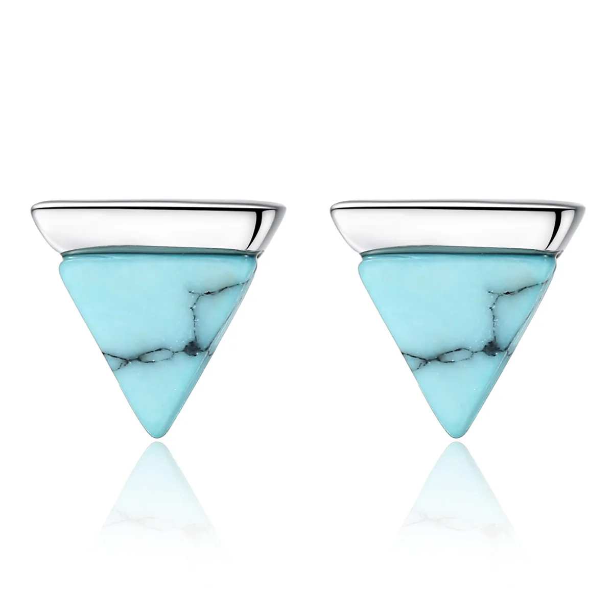Fenchen Real Sterling Silver 925 Stud Earrings for Women Triangle Created Turquoise Petite Post Earring Female Jewellery AE141
Fenchen Real Sterling Silver 925 Stud Earrings for Women Triangle Created Turquoise Petite Post Earring Female Jewellery AE141